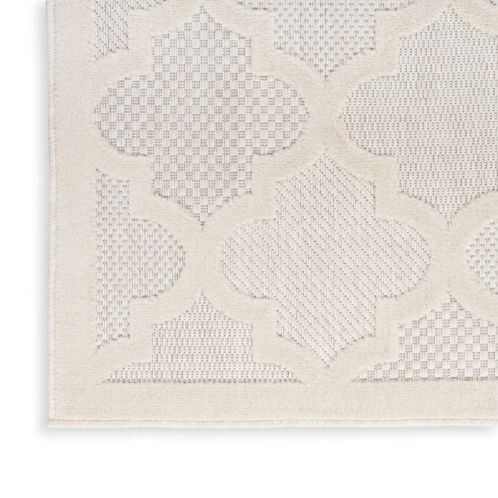 Nourison Easy Care Area Rug NES01 Ivory/White