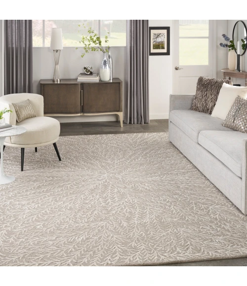 Michael Amini Ma30 Star Area Rug SMR03 Taupe