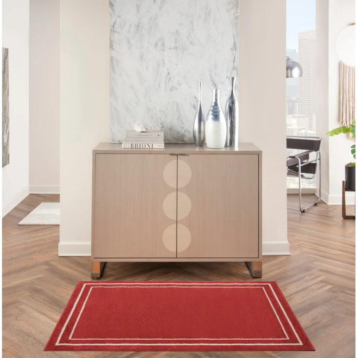Nourison Nourison Essentials Area Rug NRE02 Brick/Ivory