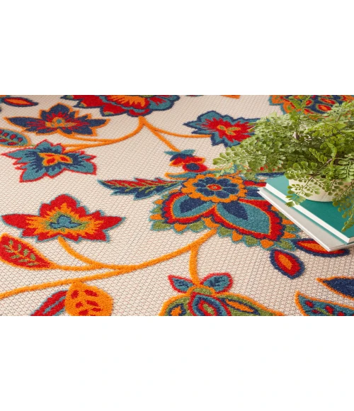 Nourison Aloha Multicolor ALH31 7’10” Round Rug
