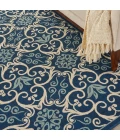 Nourison Caribbean Area Rug CRB02-Navy