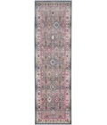 Nourison Vintage Kashan Area Rug VKA05-Grey/Multi