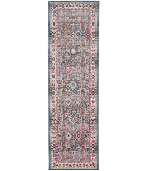 Nourison Vintage Kashan Area Rug VKA05-Grey/Multi