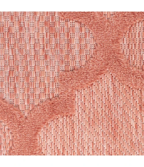 Nourison Easy Care Area Rug NES01 Coral/Orange