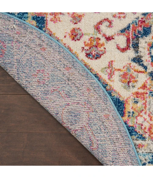 Nourison Passion Area Rug PSN23-Ivory/Light Blue