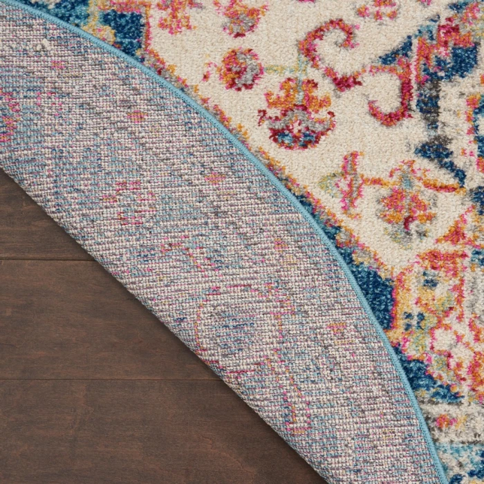 Nourison Passion Area Rug PSN23-Ivory/Light Blue