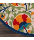 Nourison Aloha Area Rug ALH20-Red/Multicolor