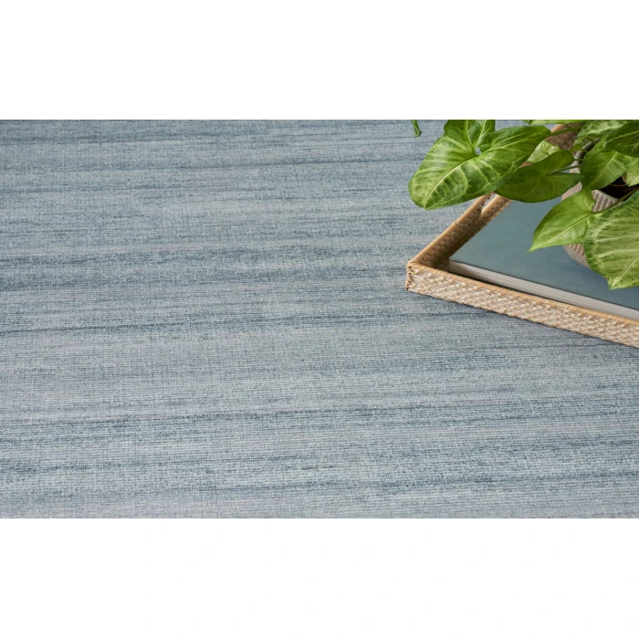 Nourison Washable Essentials Aqua WAE01 4 ft. X 6 ft. Rectangle Rug