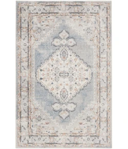 Nourison Home Astra Machine Washable ASW11 Light Blue 4 ft. X 6 ft. Area Rug