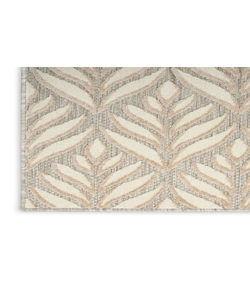 Nourison Aloha Ivory Grey ALH35 2 ft. 8 in. X 4 ft. Rectangle Rug