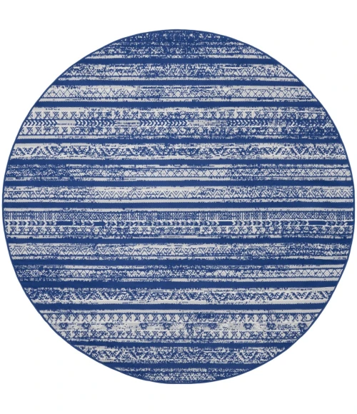 Nourison Whimsicle Area Rug WHS16-Navy Ivory