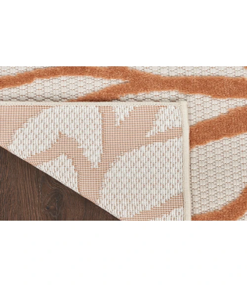Nourison Aloha Ivory Multicolor ALH05 5 ft. 3 in. X 7 ft. 5 in. Rectangle Rug