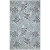 Nourison Home Garden Oasis GOA01 Blue 8 ft. X 10 ft. Area Rug