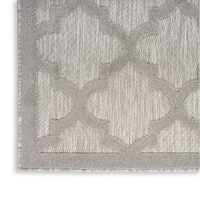 Nourison Easy Care Area Rug NES01 Silver Grey