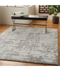 Nourison Symmetry Area Rug SMM03-Ivory/Taupe