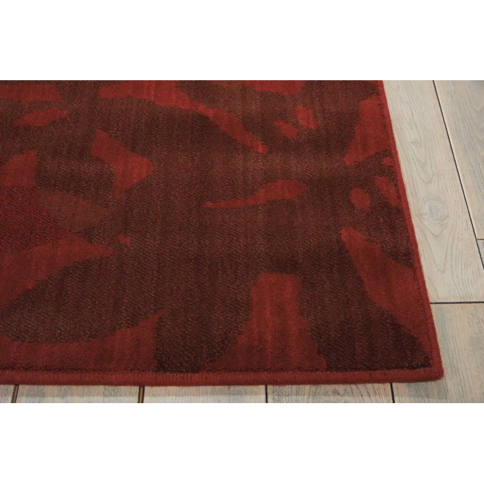 Calvin Klein Home Urban Red URB05 9ft.6in. x 13ft. Rect. Rug