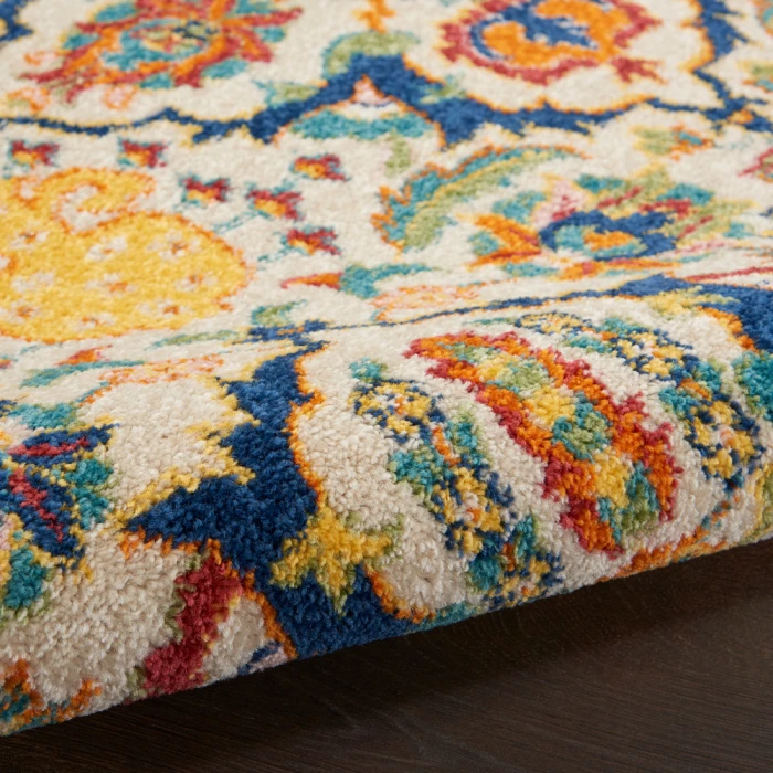 Nourison Allur Area Rug ALR03 Ivory Multicolor