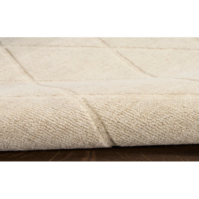 Nourison Wool Haven Ivory WOH01 5 ft. 3 in. X 7 ft. 3 in. Rectangle Rug
