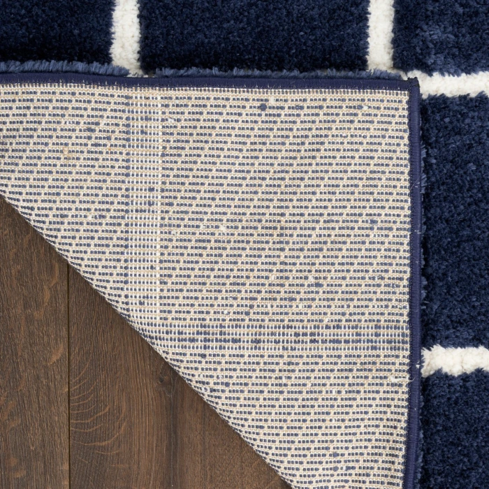 DKNY West End Ave Navy Ivory WTE01 4 ft. X 6 ft. Rect. Rug