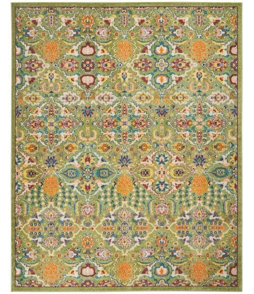 Nourison Allur Area Rug ALR03 Sage Ivory