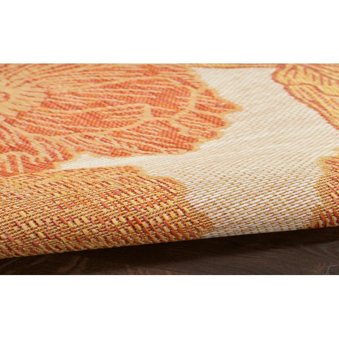 Nourison Garden Oasis Coral GOA04 9 ft. X 12 ft. Rectangle Rug