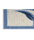 Nourison Aloha Blue Grey ALH33 2 ft. 3 in. X 12 ft. Rectangle Rug