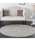 Nourison Grafix Round Area Rug GRF19-Grey