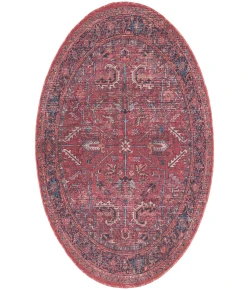 Nourison Home New Concept Washables SR102 Brick 5 ft. 3 in. Round Area Rug