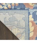 Nourison Aloha Blue Rose ALH17 9 ft. X 12 ft. Rect. Rug