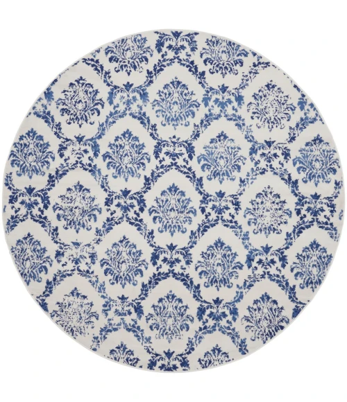 Nourison Whimsicle Area Rug WHS01-Ivory Navy