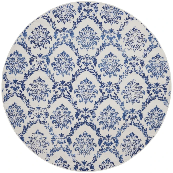 Nourison Whimsicle Area Rug WHS01-Ivory Navy