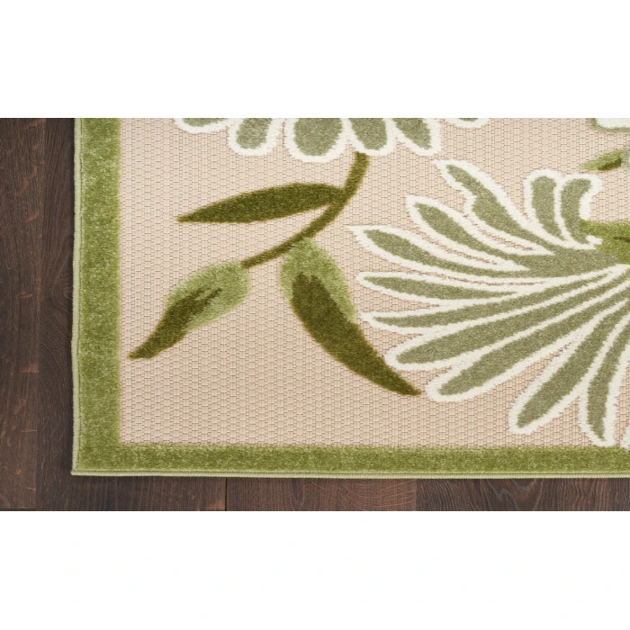 Nourison Aloha Ivory Green ALH33 3 ft. 6 in. X 5 ft. 6 in. Rectangle Rug