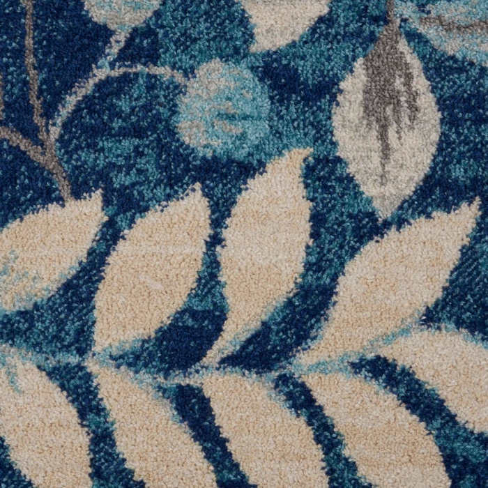 Nourison Tranquil Runner Area Rug TRA03-Navy