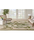 Nourison Aloha Ivory Green ALH33 9 ft. X 12 ft. Rectangle Rug