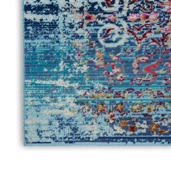 Nourison Vintage Kashan Area Rug VKA02-Blue