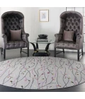 Nourison Grafix Round Area Rug GRF15-Grey