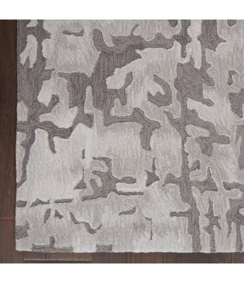 Nourison Symmetry Area Rug SMM03-Ivory/Taupe