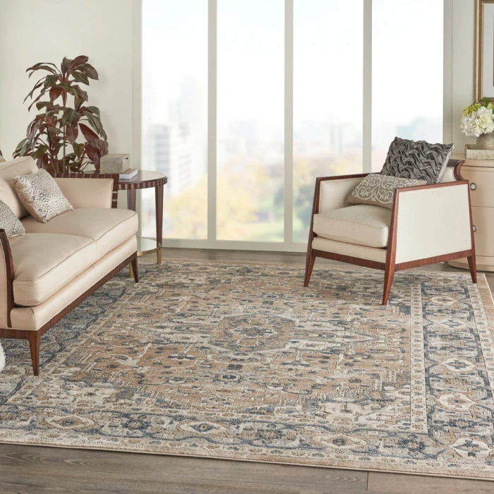 Nourison Quarry Area Rug QUA05 Beige/Grey
