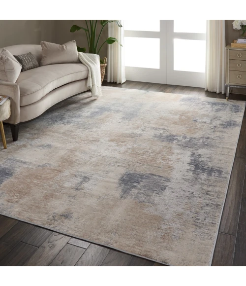Nourison Rustic Textures Area Rug RUS02-Beige/Grey