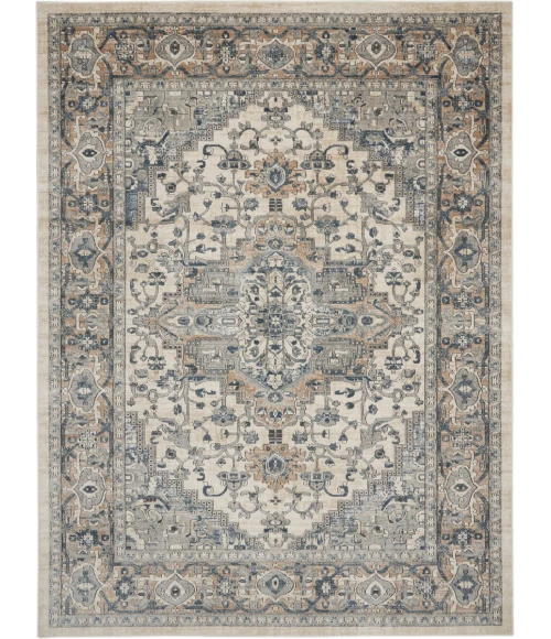 Nourison Quarry Area Rug QUA05 Ivory/Grey