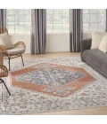 Nourison Astra Machine Washable Area Rug ASW11 Grey/Multi