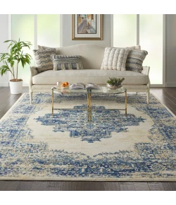 Nourison Home Grafix GRF14 White 8 ft. 6 in. X 12 ft. Area Rug