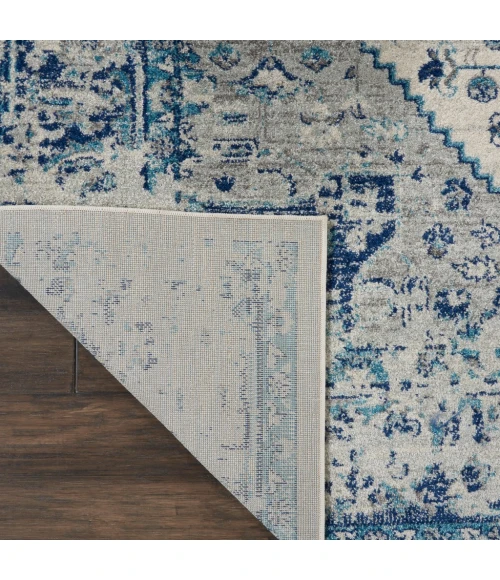 Nourison Tranquil Area Rug TRA06-Ivory/Light Blue