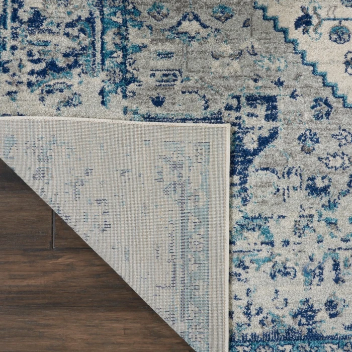 Nourison Tranquil Area Rug TRA06-Ivory/Light Blue