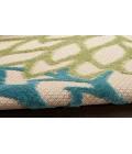 Nourison Aloha Green Multicolor ALH05 7 ft. 10 in. Round Rug