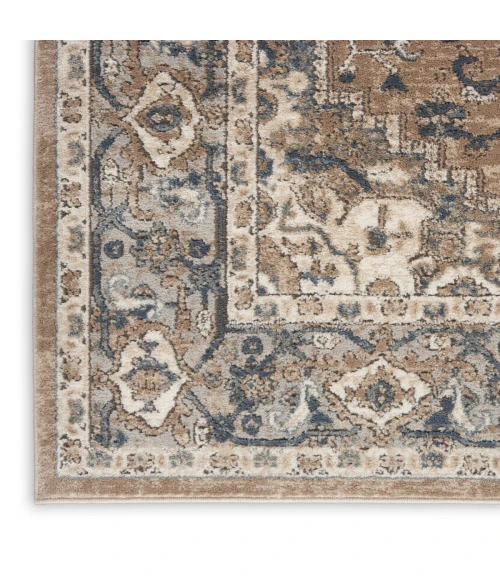 Nourison Quarry Beige Grey QUA05 3 ft. X 5 ft. Rect. Rug