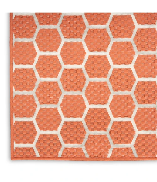 Nourison Twist Reversible Coral TWS01 4 ft. X 6 ft. Rect. Rug