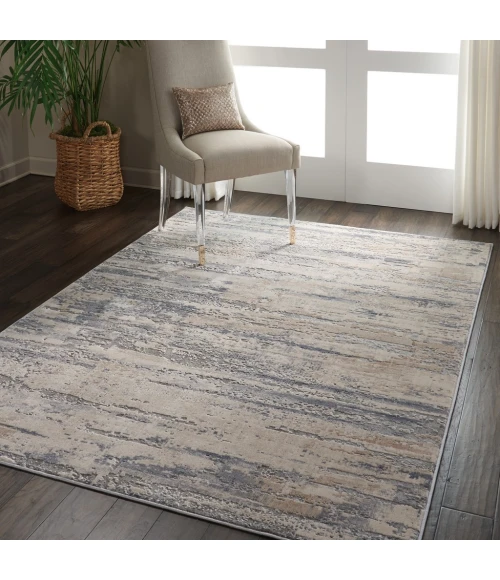 Nourison Rustic Textures Area Rug RUS04-Beige/Grey