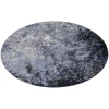 Nourison Home Passion PSN10 Light Blue Black 8 ft. Round Area Rug