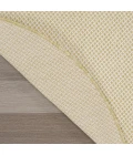 Nourison Home Courtyard Tan COU01 5ft. x Round Round Rug